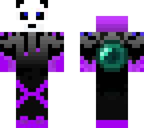 purple gamer panda