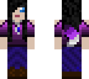 purple wolf girl