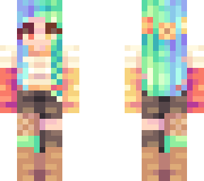 rainbow girl