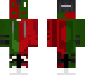 red and green