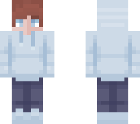 sky blue gamer boy