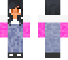 aphmau wearing overalls