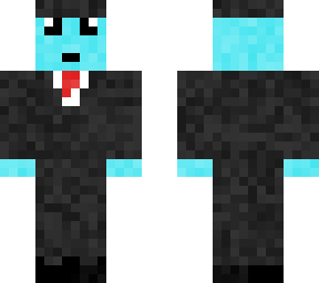 blue buisness man with hat