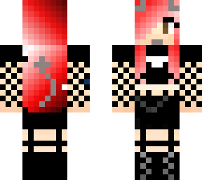 chica demonio gris