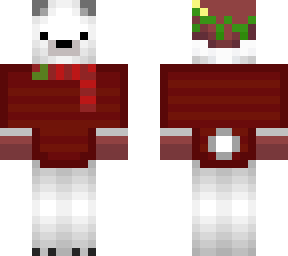 christmas polar bear