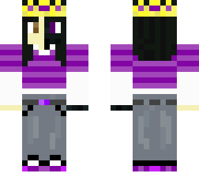 enderman girl with short black hair