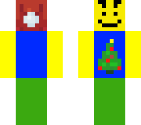 evil noob with christmas hat