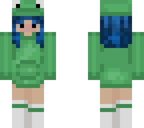 frog but blue