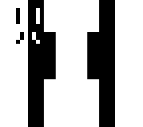 hafe black hafe white