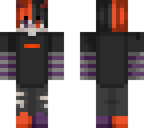 orange and purple demon boy >:d