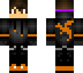 orange gamer skin