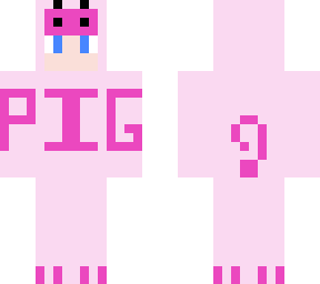 person in pig suit