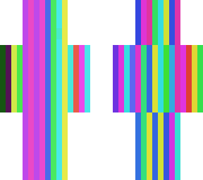 rainbow skin
