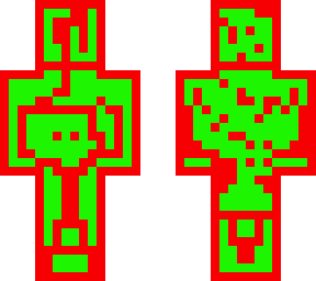 red and green skin