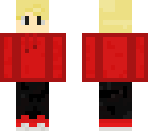 red hoodie