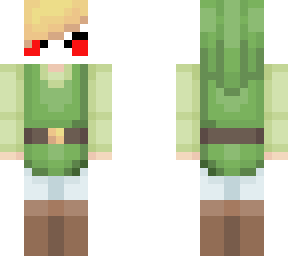 toon link with arctic fox mask