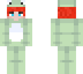 willow in a frog suit