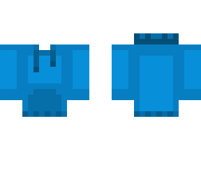 blue hoodie