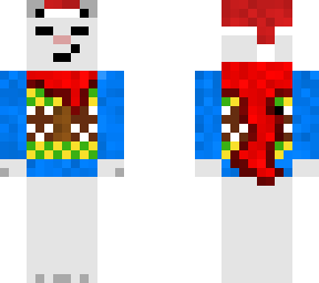 christmas polar bear