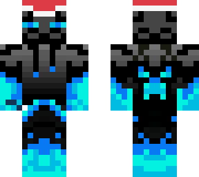 cristmas blue enderman