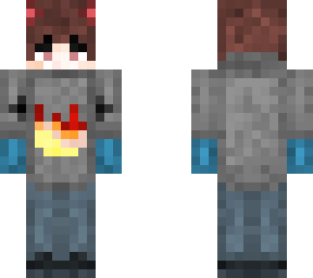 demonio con playera de planeta