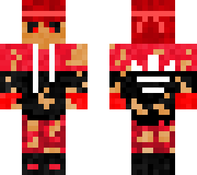 evil red camo