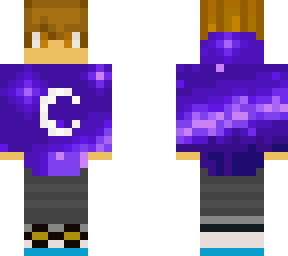galaxy boy with moon
