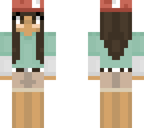 mushroom hat girl