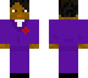 patchacuti in a purple suit