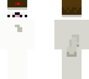 perrito blanco con gorro ruso