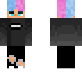 pink and blue haired dude