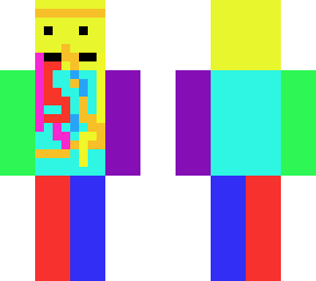rainbow man is so cool :d (with face