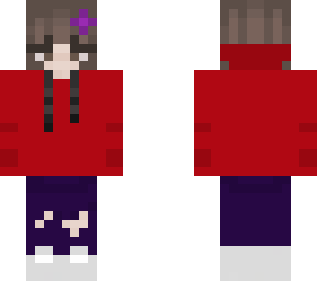 red hoodie