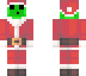 slime verde santa