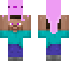 steve holding axolot