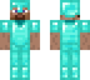 steve with diamond armour