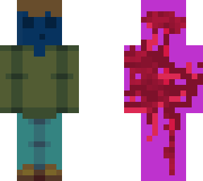 two side blue slime