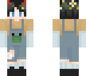 black hair frog boi (by: violettheghost) (edited!!)