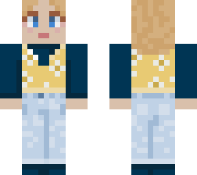 blonde girl with sweater vest