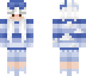 blue pajamas