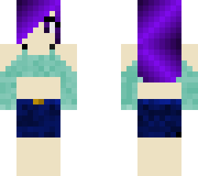 cute galaxy hair beach girl