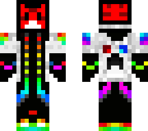 geometry dash rainbow red cat
