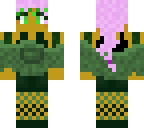 green flower girl
