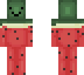 main watermelon dessert gaming skin [i just put a face , its not mine]
