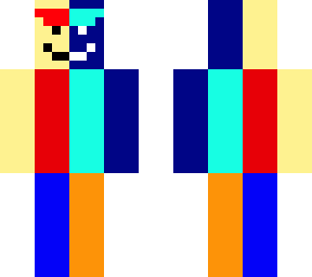 my half inverted roblox charac6lpl