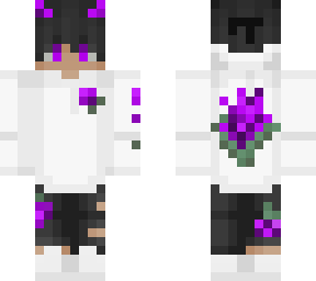 purple rose man