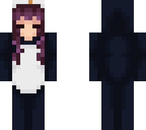 sleepy penguin girl purple/long hair vers