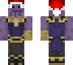 thanos santa hat