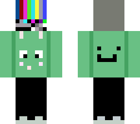tv head with frog sweater
