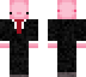axolotl in a suit